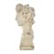22" Cream Distressed Woman Antique Greek Bust Planter